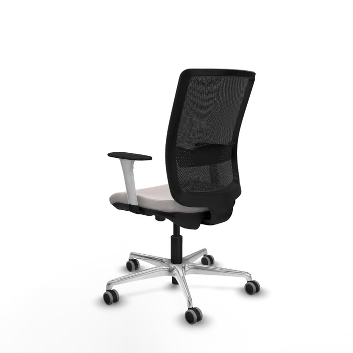 PIQUERAS Y CRESPO Silla de oficina Haches con mecanismo Sincro/Traslack Blanco y Negro PIQUERAS Y CRESPO Silla de oficina Haches con mecanismo Sincro/Traslack Blanco y Negro
