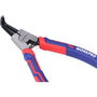 Workpro Alicates curvos 90° para arandelas de retención interior, 180 mm