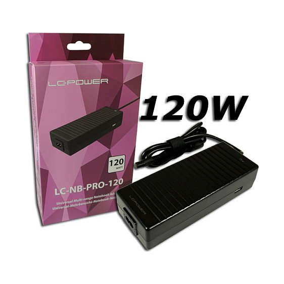 LC-Power LC-NB-PRO-120 Fuente de alimentación de 120W para portátiles
