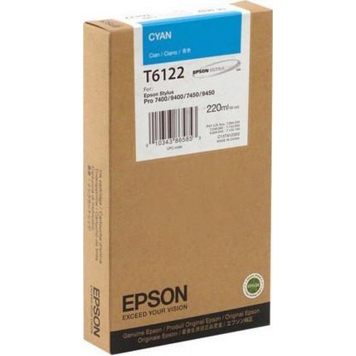 Epson Cartucho Cian T612200 de alta capacidad 220 ml Epson Cartucho Cian T612200 de alta capacidad 220 ml