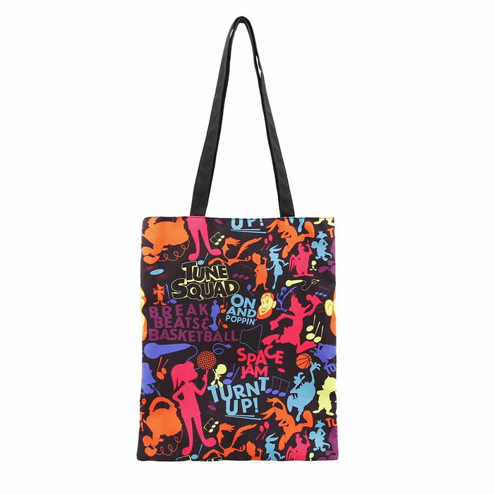 Looney Tunes Space Jam 2: A New Legacy Bolsa de la Compra Tote Bag Tune Squad, Multicolor Looney Tunes Space Jam 2: A New Legacy Bolsa de la Compra Tote Bag Tune Squad, Multicolor