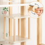WOOMAX Casa de Muñecas de Madera
