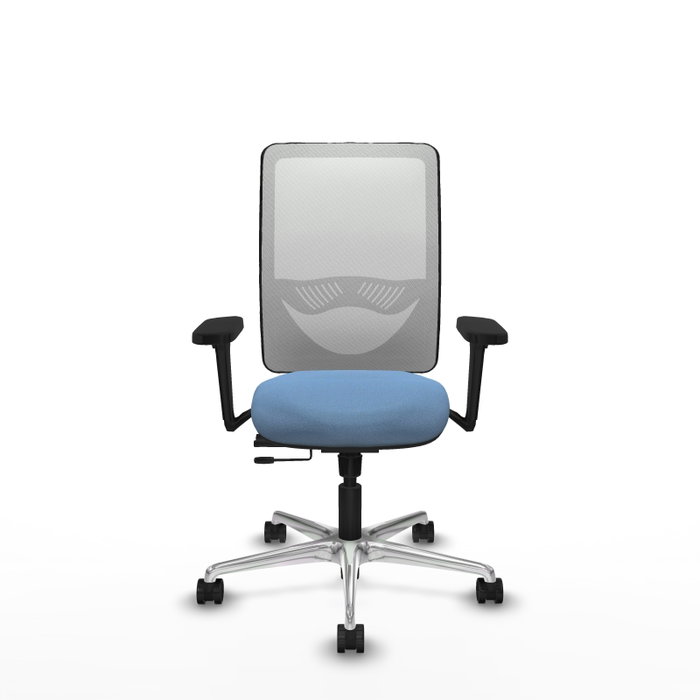 PIQUERAS Y CRESPO Silla de oficina Zulema Azul cielo y Blanco PIQUERAS Y CRESPO Silla de oficina Zulema Azul cielo y Blanco