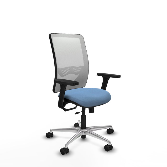 PIQUERAS Y CRESPO Silla de oficina Zulema Azul cielo y Blanco PIQUERAS Y CRESPO Silla de oficina Zulema Azul cielo y Blanco