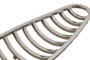 DKD Home Decor Centro de Mesa Canoa Cromado Plateado 51x12x6 cm