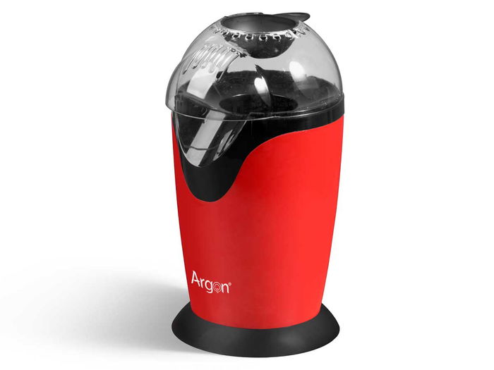Argon Palomitero Negro Rojo 1200W 18x32.5x18cm Uso Doméstico (Set de 6)