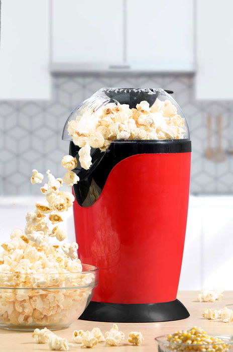 Argon Palomitero Negro Rojo 1200W 18x32.5x18cm Uso Doméstico (Set de 6)