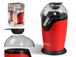 Argon Palomitero Negro Rojo 1200W 18x32.5x18cm Uso Doméstico (Set de 6)