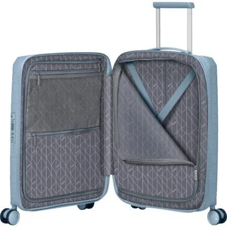 American Tourister Maleta de Cabina FastForward Spinner 55cm Expansible 55x40x23cm 4 Ruedas Azul