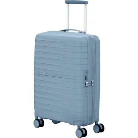 American Tourister Maleta de Cabina FastForward Spinner 55cm Expansible 55x40x23cm 4 Ruedas Azul