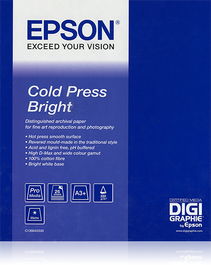 EPSON GF Papel Artístico Cold Press Bright 60&quot x50'