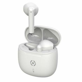 Celly Buz WH - Auriculares True Wireless Bluetooth, Inalámbricos Estéreo con Estuche de Carga