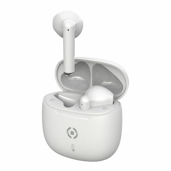 Celly Buz WH - Auriculares True Wireless Bluetooth, Inalámbricos Estéreo con Estuche de Carga