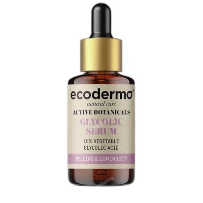 Ecoderma ACTIVE BOTANICALS Sérum Facial con Ácido Glicólico Vegetal 30ml - Peeling Reafirmante, Antiedad, Ilumina Piel Ecoderma ACTIVE BOTANICALS Sérum Facial con Ácido Glicólico Vegetal 30ml - Peeling Reafirmante, Antiedad, Ilumina Piel