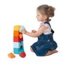 Chicco Torre Apilable Animalitos 2 en 1, Juguete Educativo para Desarrollar la Lógica y Habilidades Manuales Bebé 6 Meses a 3 Años (11x7x35 cm)