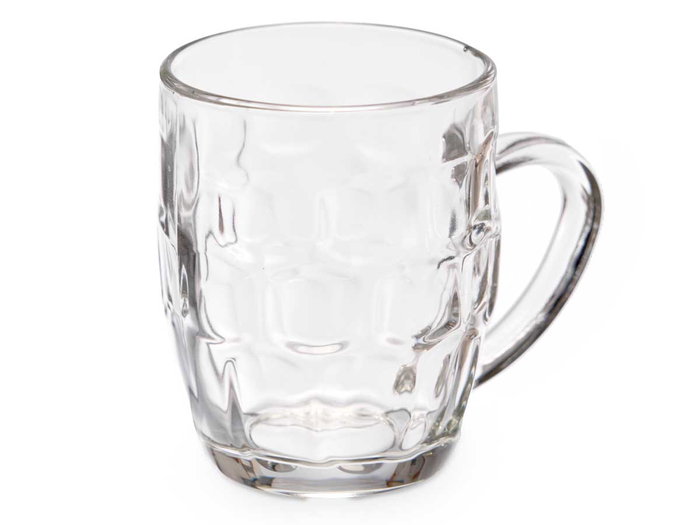 Vivalto Jarra Cerveza 280 ml con Asa Transparente Vidrio 10.5x9x7.5 cm (Set de 24) Vivalto Jarra Cerveza 280 ml con Asa Transparente Vidrio 10.5x9x7.5 cm (Set de 24)