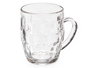 Vivalto Jarra Cerveza 280 ml con Asa Transparente Vidrio 10.5x9x7.5 cm (Set de 24)