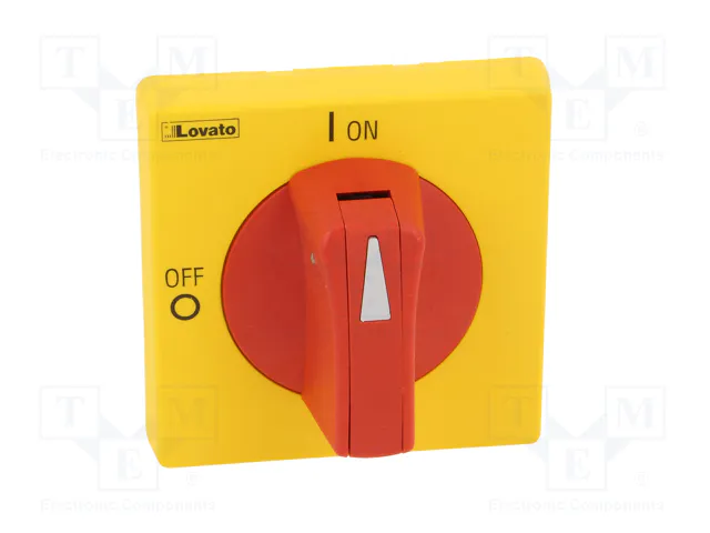 LOVATO ELECTRIC Volante GA rojo/amarillo LOVATO ELECTRIC Volante GA rojo/amarillo