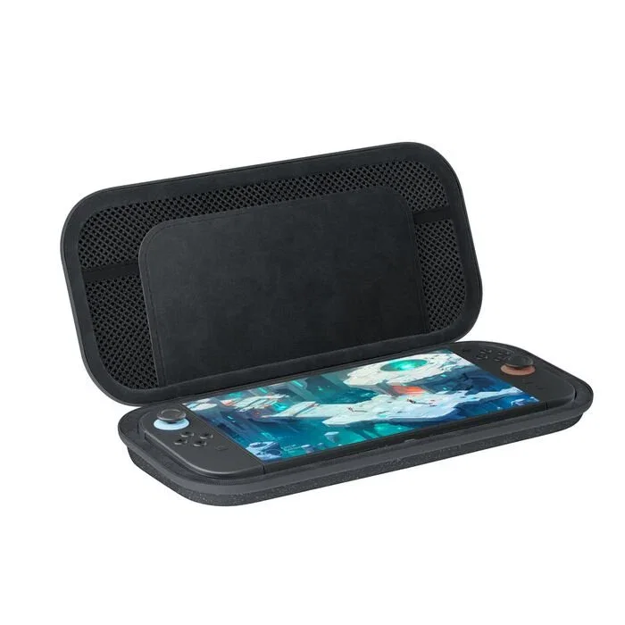 Belkin ENA002HQCH Funda Protectora Rígida para Nintendo Switch 2 con Cremallera, Ranura para Tarjetas y Asa - Negro