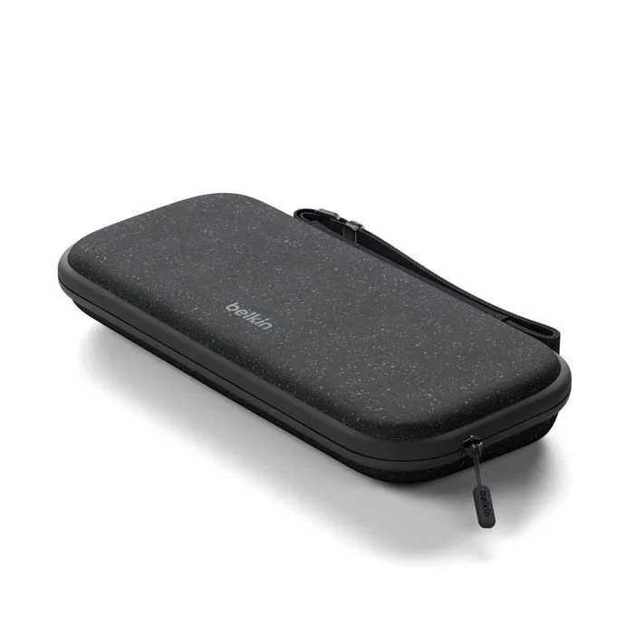 Belkin ENA002HQCH Funda Protectora Rígida para Nintendo Switch 2 con Cremallera, Ranura para Tarjetas y Asa - Negro