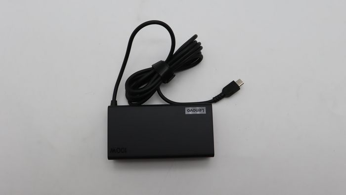 Lenovo Adaptador de Corriente USB-C 100W para Portátiles Lenovo, Soporta Salida 20V, 15V, 9V, 5V, Incluye Cable de 0.5m