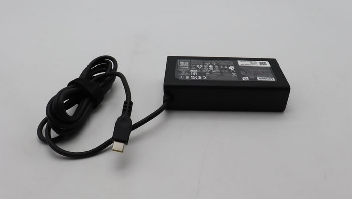 Lenovo Adaptador de Corriente USB-C 100W para Portátiles Lenovo, Soporta Salida 20V, 15V, 9V, 5V, Incluye Cable de 0.5m