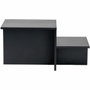 AUCUNE Mesa de centro HARMONY Rectangular Negra