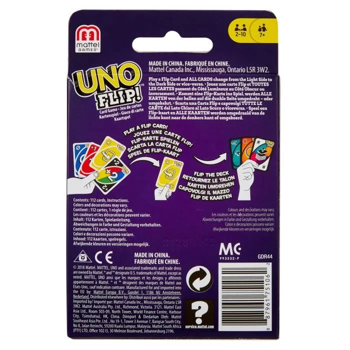 Mattel Games UNO FLIP!