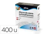 Plico Discos de Cierre Textil Autoadhesivos Ø20mm Blanco (400 unidades)
