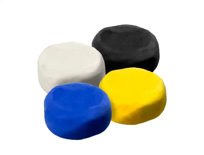 Imaginovo Set de Pasta para Modelar de Secado al Aire con Colores Surtidos e Instrucciones de Dinosaurio Azul