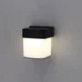 Aplique LED Ussuriysk 2x6W Aluminio Luz Arriba/Abajo Exterior