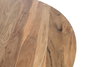 Giner y Colomer Mesa de Comedor Redonda de Madera de Mango con Base en Espiral