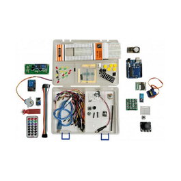ALLNET 4duino Starter Kit UNO R.3 SET, compatible con Arduino con LCD y módulo de relés