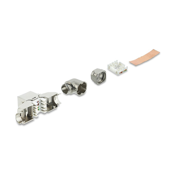 DeLOCK 90374 Módulo Keystone RJ45 Cat.6A LSA sin herramientas 90° DeLOCK 90374 Módulo Keystone RJ45 Cat.6A LSA sin herramientas 90°