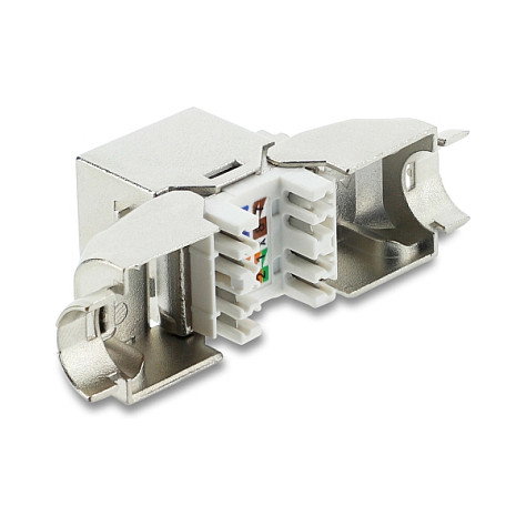 DeLOCK 90374 Módulo Keystone RJ45 Cat.6A LSA sin herramientas 90° DeLOCK 90374 Módulo Keystone RJ45 Cat.6A LSA sin herramientas 90°
