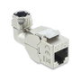 DeLOCK 90374 Módulo Keystone RJ45 Cat.6A LSA sin herramientas 90°
