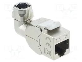 DeLOCK 90374 Módulo Keystone RJ45 a LSA Cat.6A de 90° blindado