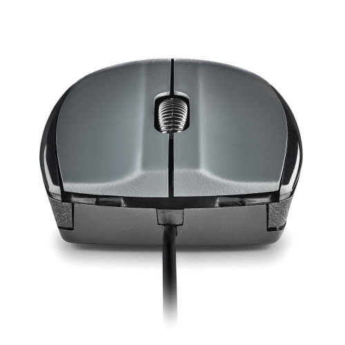 NGS MUSK Ratón Láser Ambidextro 1200 DPI Gris