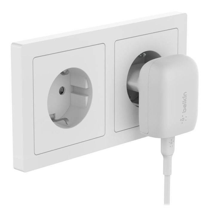Belkin BoostCharge Cargador Rápido 20W USB-C Blanco Belkin BoostCharge Cargador Rápido 20W USB-C Blanco
