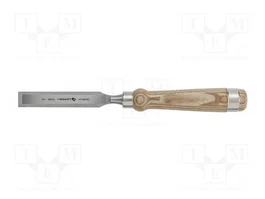 HÖGERT TECHNIK Cincel de 140 mm con punta de 20 mm y mango de madera