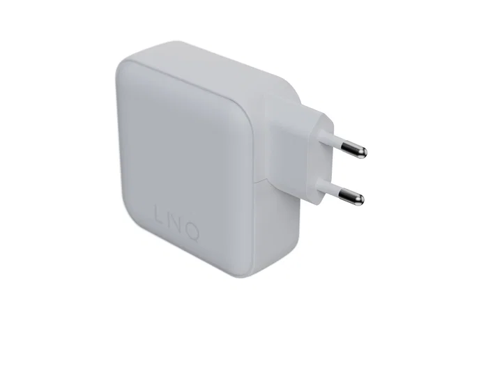 LINQ LQ48033 Cargador de Pared 140W GaN² - 3 Puertos USB-C PD 3.1 (140W+100W+30W) - Blanco - Carga Rápida Universal para Portátil, Smartphone y Tableta - Compatible con MacBook Pro