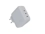 LINQ LQ48033 Cargador de Pared 140W GaN² - 3 Puertos USB-C PD 3.1 (140W+100W+30W) - Blanco - Carga Rápida Universal para Portátil, Smartphone y Tableta - Compatible con MacBook Pro