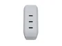 LINQ LQ48033 Cargador de Pared 140W GaN² - 3 Puertos USB-C PD 3.1 (140W+100W+30W) - Blanco - Carga Rápida Universal para Portátil, Smartphone y Tableta - Compatible con MacBook Pro