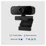 HP Webcam 435 FHD USB Negro