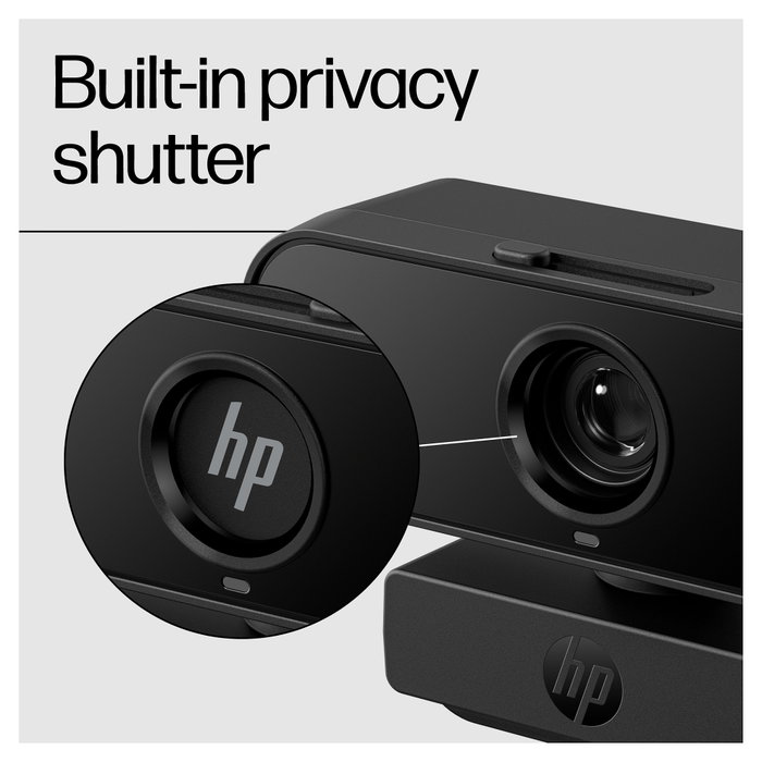 HP Webcam 435 FHD USB Negro