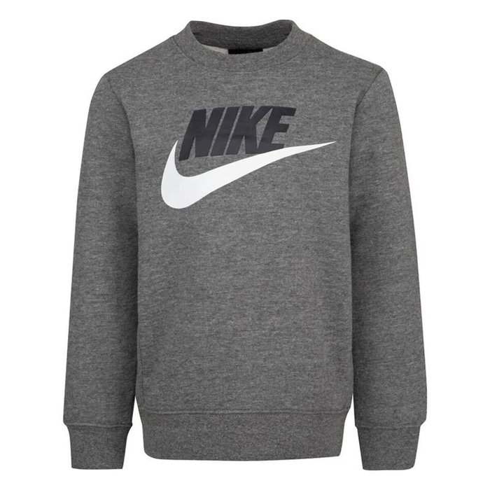 Sudadera sin Capucha Niño Nike Club Hbr Gris Sudadera sin Capucha Niño Nike Club Hbr Gris