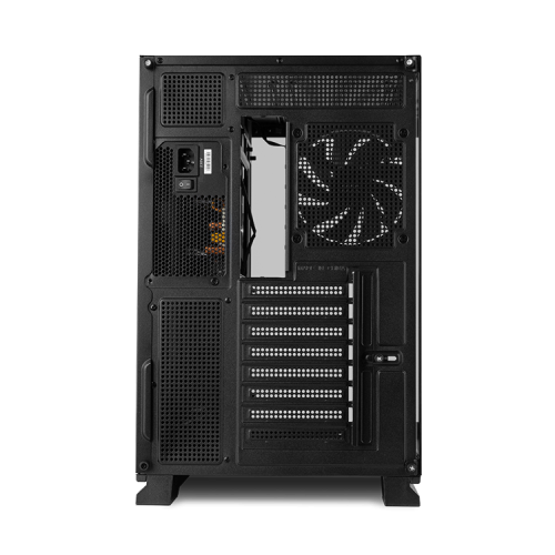 NOX Hummer Galaxy Semitorre ATX Compacta con Ventana, Tira LED ARGB, 4 Ventiladores Incluidos, Compatible con Gráficas 420mm y Refrigeración Líquida 360mm