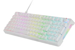 Teclado mecanico mkpro switch linear silent rgb blanco mars gaming iluminaciÓn rgb / teclado completo / switches mecÁnicos inter