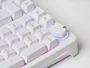 Mars Gaming MKPROWYES Teclado Mecánico Gaming MKPRO Completo Español Blanco - Switches Lineales Silent SKN Yellow Lubricados Hot-Swap, RGB, Rueda Multimedia, QuietCore