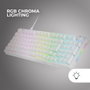 Mars Gaming MKPROWYES Teclado Mecánico Blanco con Switches Amarillos Lubricados y RGB